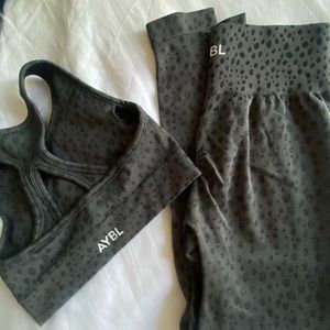 AYBL matching leopard set